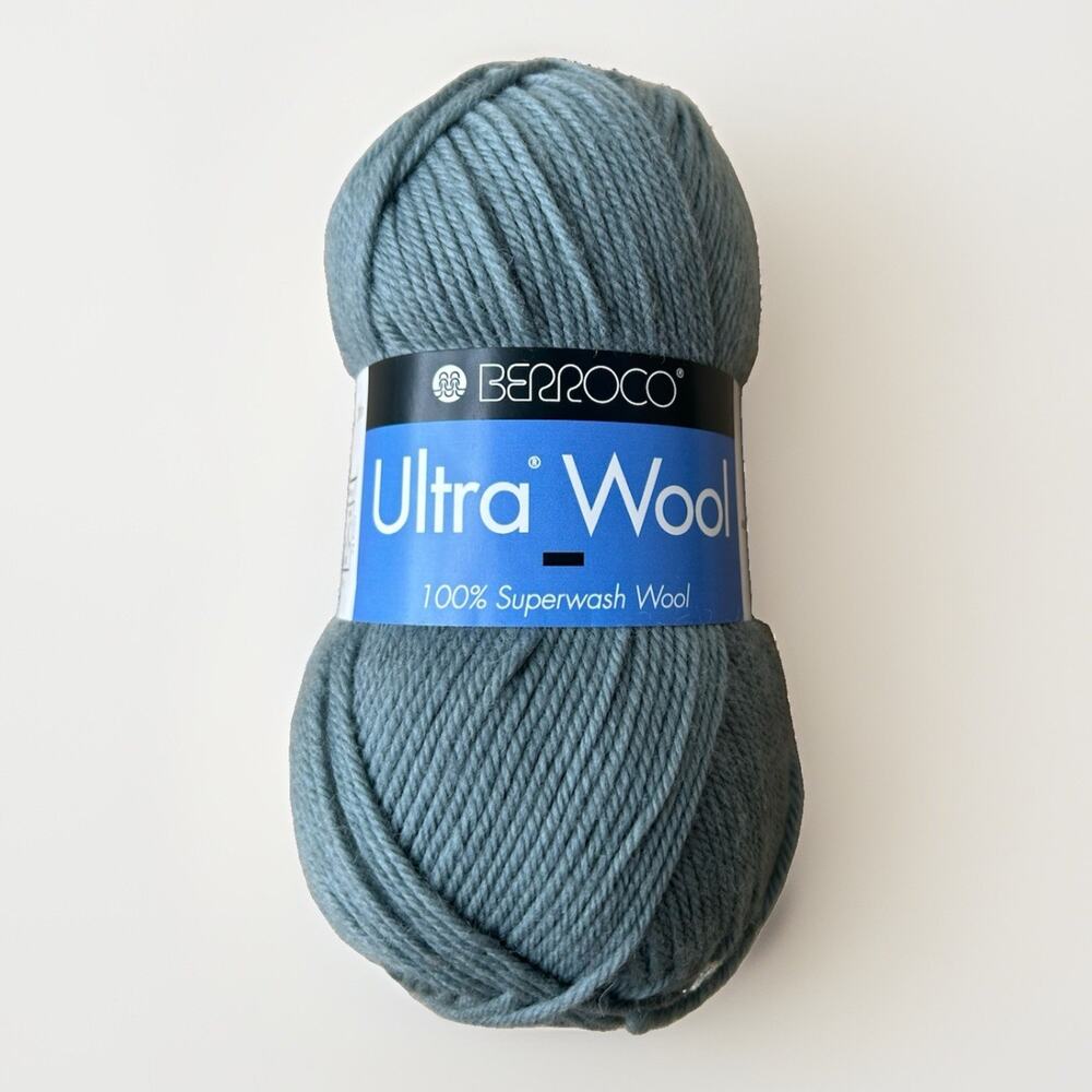 Berroco Ultra Wool Yarn Color 3316 Thyme Blue/Green Matte Finish Medium Weight 4